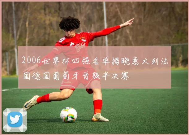 2006世界杯四强名单揭晓意大利法国德国葡萄牙晋级半决赛